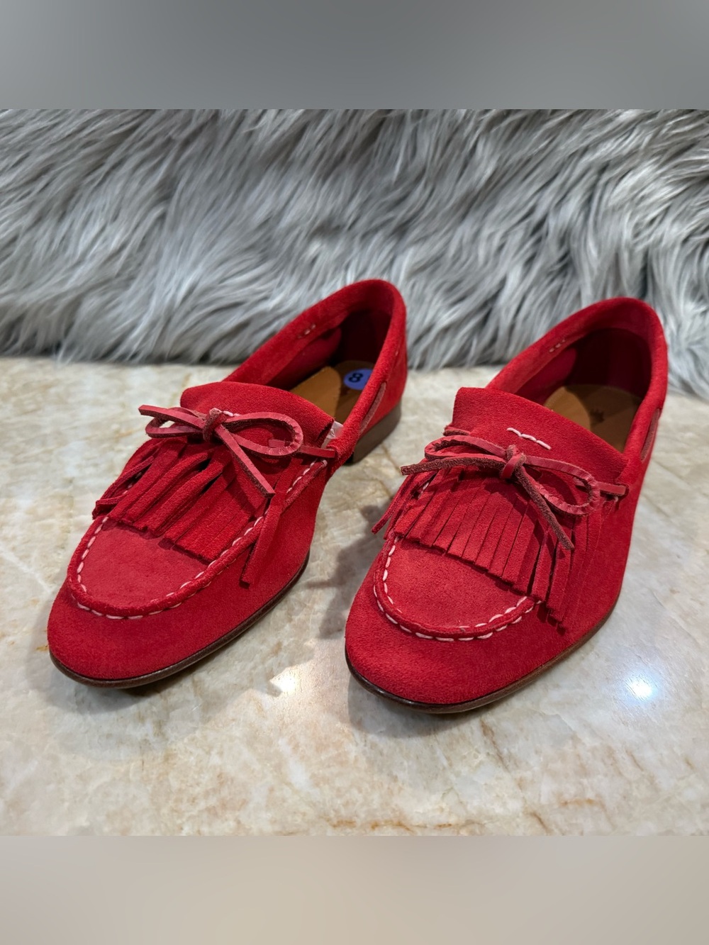 Ashtyn Fringe-Trim Suede Loafer-
Polo Ralph Lauren